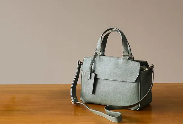 Handmade Genuine Leather Handbag Crossbody Bag Shoulder Bag Purse For Women