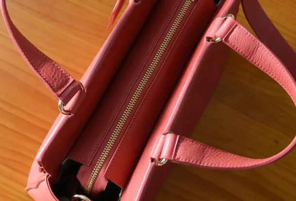 Handmade Genuine Leather Handbag Crossbody Bag Shoulder Bag Purse For Women