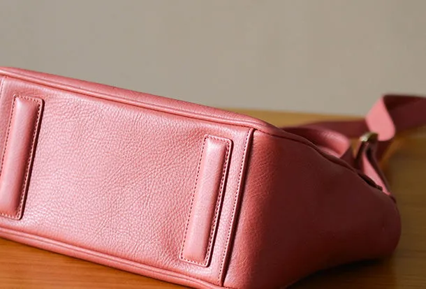 Handmade Genuine Leather Handbag Crossbody Bag Shoulder Bag Purse For Women