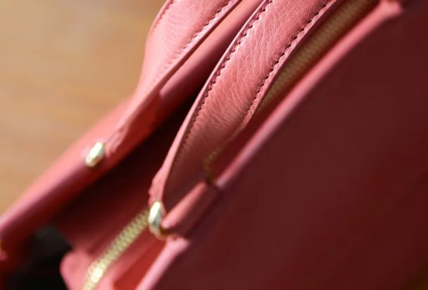 Handmade Genuine Leather Handbag Crossbody Bag Shoulder Bag Purse For Women