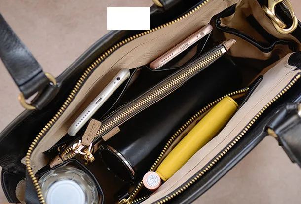 Handmade Genuine Leather Handbag Crossbody Bag Shoulder Bag Purse For Women