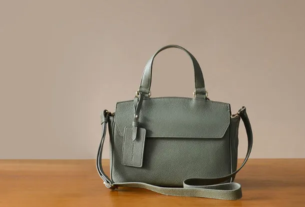 Handmade Genuine Leather Handbag Crossbody Bag Shoulder Bag Purse For Women