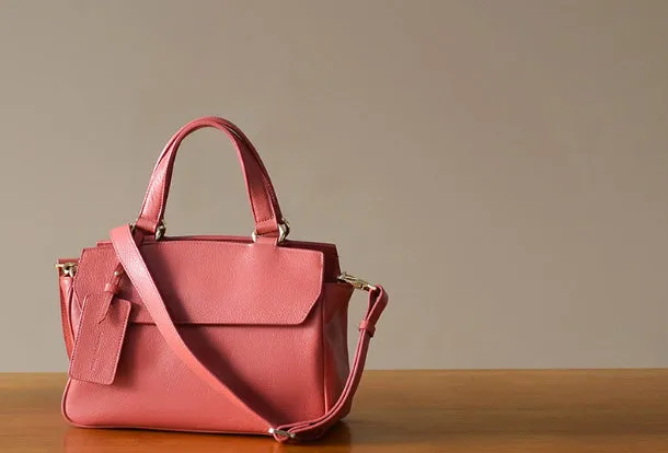 Handmade Genuine Leather Handbag Crossbody Bag Shoulder Bag Purse For Women