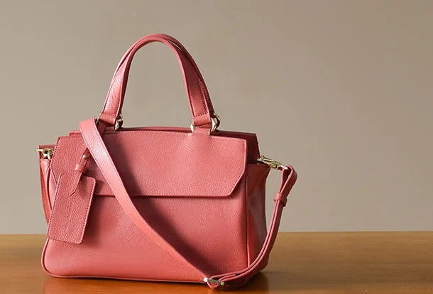 Handmade Genuine Leather Handbag Crossbody Bag Shoulder Bag Purse For Women