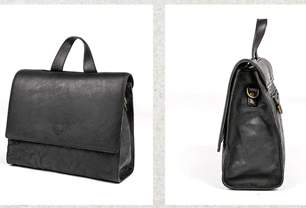 Handmade Handbag Briefcase Purse Leather Crossbody Bag Purse Shoulder Bag for Women