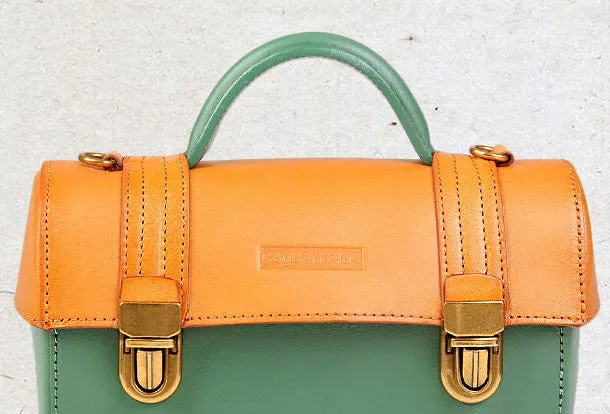 Handmade handbag mini purse leather crossbody bag purse shoulder bag for women