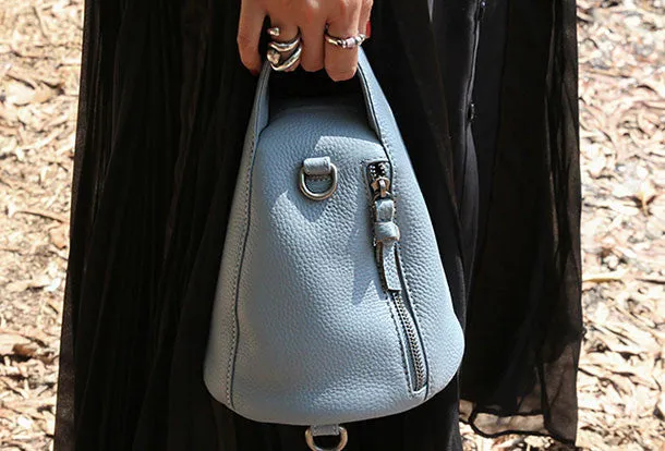 Handmade handbag purse leather crossbody bag purse shoulder bag for women