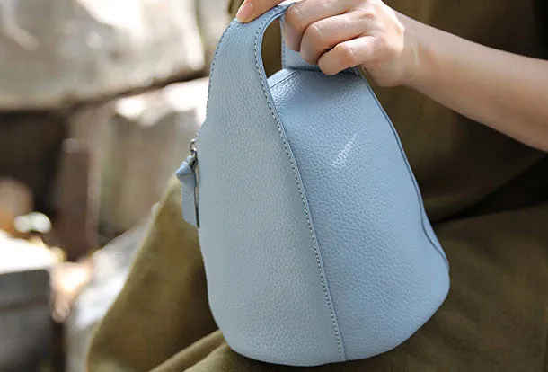 Handmade handbag purse leather crossbody bag purse shoulder bag for women