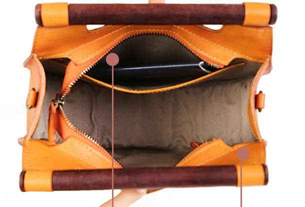 Handmade handbag purse leather crossbody bag purse shoulder bag for women