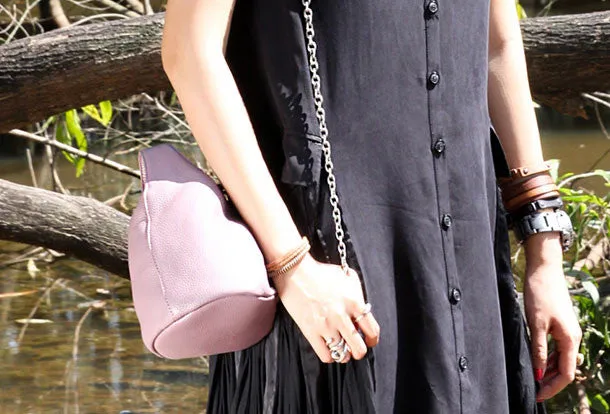 Handmade handbag purse leather crossbody bag purse shoulder bag for women