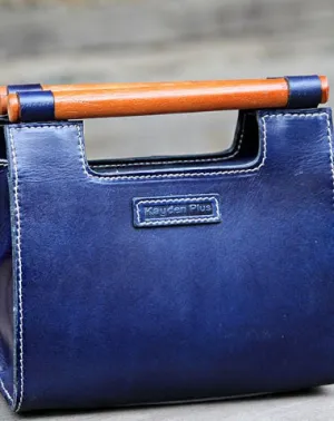 Handmade handbag purse leather crossbody bag purse shoulder bag for women