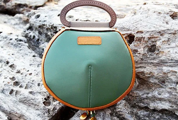Handmade handbag Saddle purse leather crossbody bag purse shoulder bag for women