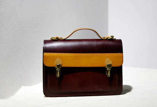 Handmade Leather bag for women leather shoulder bag crossbody bag