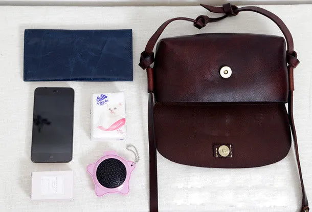 Handmade Leather bag for women leather shoulder bag crossbody bag