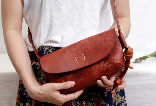 Handmade Leather bag for women leather shoulder bag crossbody bag