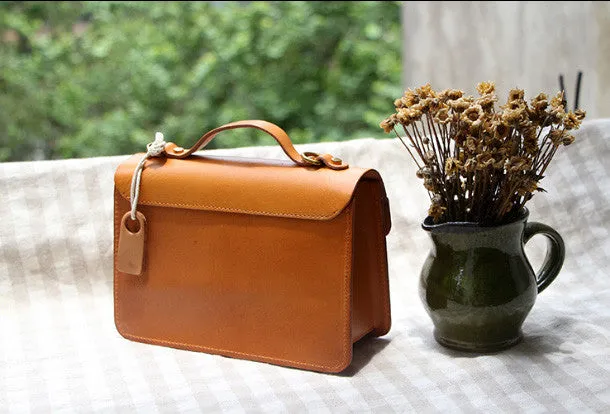 Handmade Leather bag for women leather shoulder bag crossbody bag