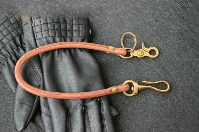 Handmade Leather Cool Punk Rock Wallet Chain Biker Trucker Wallet Chain Trucker Wallet Chain for Men