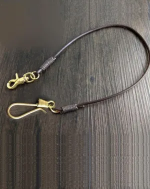 Handmade Leather Cool Punk Rock Wallet Chain Biker Trucker Wallet Chain Trucker Wallet Chain for Men