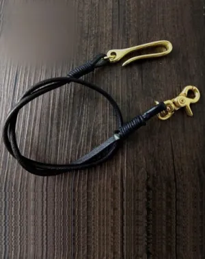 Handmade Leather Cool Punk Rock Wallet Chain Biker Trucker Wallet Chain Trucker Wallet Chain for Men