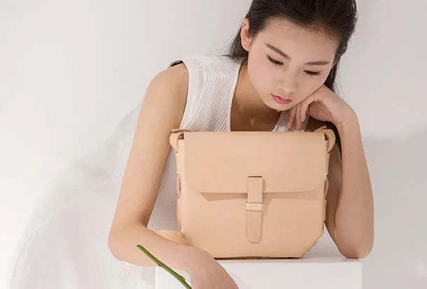 Handmade Leather crossbody bag shoulder purse for women leather shoulder bag