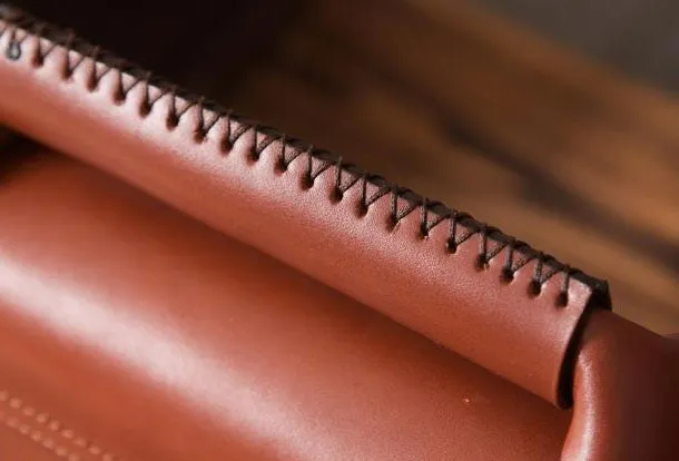 Handmade leather men Briefcase messenger vintage shoulder laptop bag vintage bag