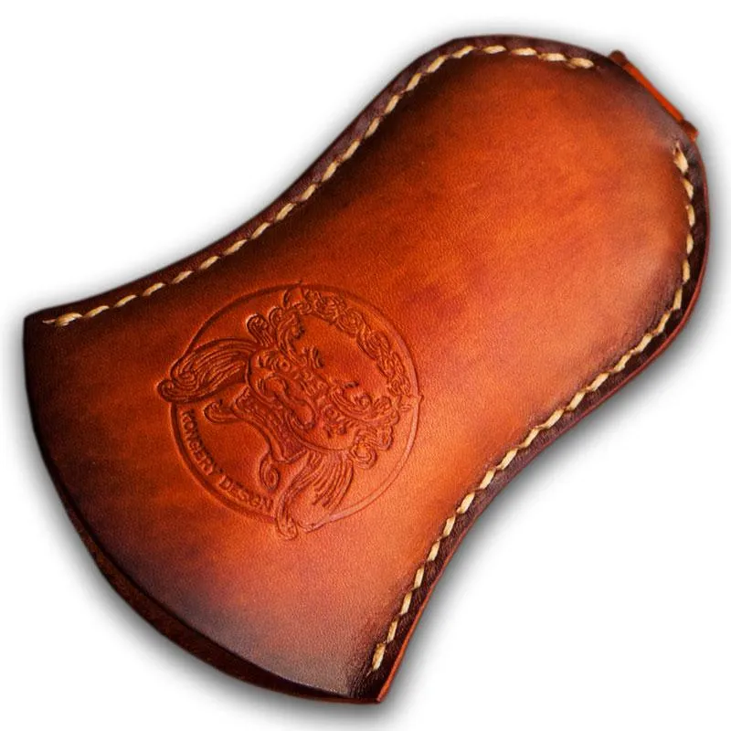 Handmade Leather Mens Cool Car Key Wallet Coin Wallet Pouch Car KeyChain for Men