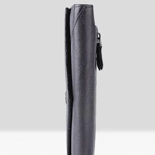 Handmade Leather Mens Cool Long Leather Wallet Bifold Envelope Clutch Wallet for Men