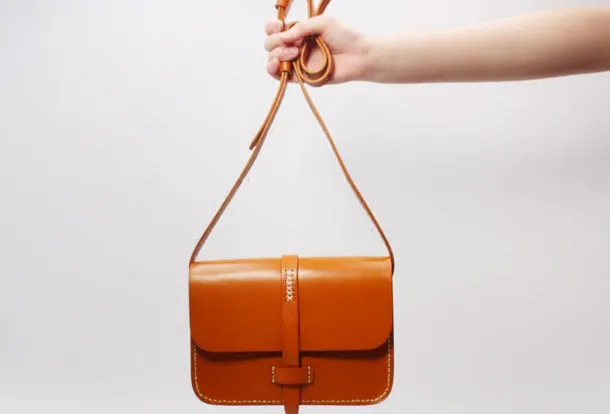 Handmade Leather Messenger Bag Crossbody Bag Shoulder Bag Purse for Women Leather Bag
