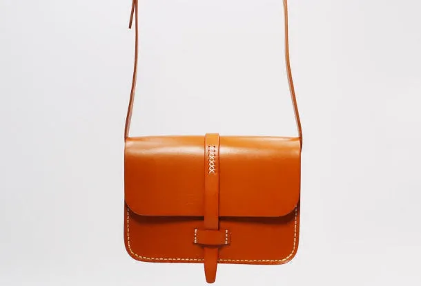 Handmade Leather Messenger Bag Crossbody Bag Shoulder Bag Purse for Women Leather Bag