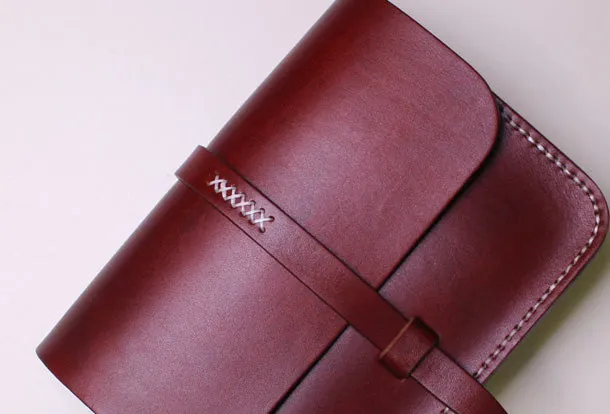Handmade Leather Messenger Bag Crossbody Bag Shoulder Bag Purse for Women Leather Bag
