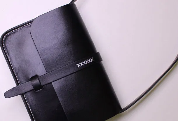 Handmade Leather Messenger Bag Crossbody Bag Shoulder Bag Purse for Women Leather Bag