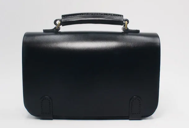 Handmade Leather Messenger Bag Purse Satchel Bag Crossbody Shoulder Bag for Girl Women Lady