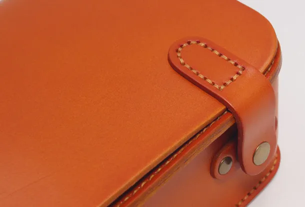 Handmade Leather Messenger Bag Purse Satchel Bag Crossbody Shoulder Bag for Girl Women Lady