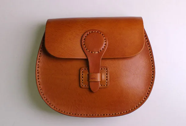 Handmade Leather satchel bag shoulder bag black coffee yellow for women leather crossbody bag