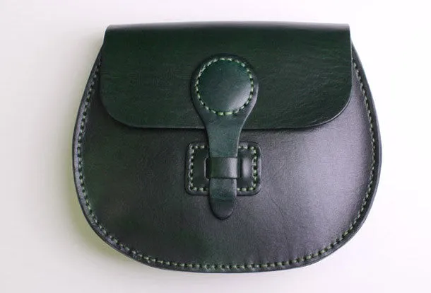 Handmade Leather satchel bag shoulder bag black coffee yellow for women leather crossbody bag