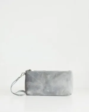Handmade leather zip phone clutch wallet Wristlet wallet purse clutch women