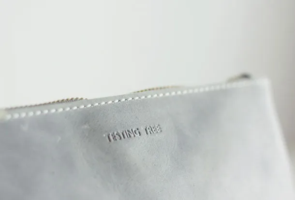 Handmade leather zip phone clutch wallet Wristlet wallet purse clutch women