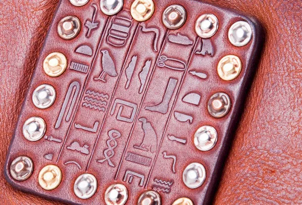 Handmade long wallet leather men phone zip clutch vintage wallet for men