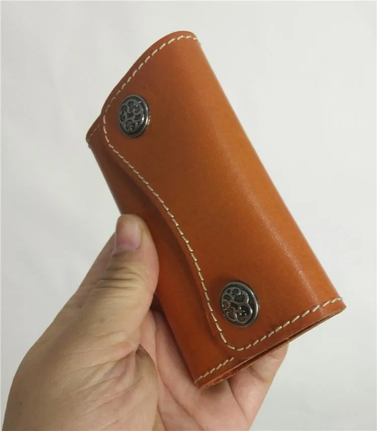 Handmade Mens Leather Biker Key Wallets Cool Small Key Wallets Key Holders