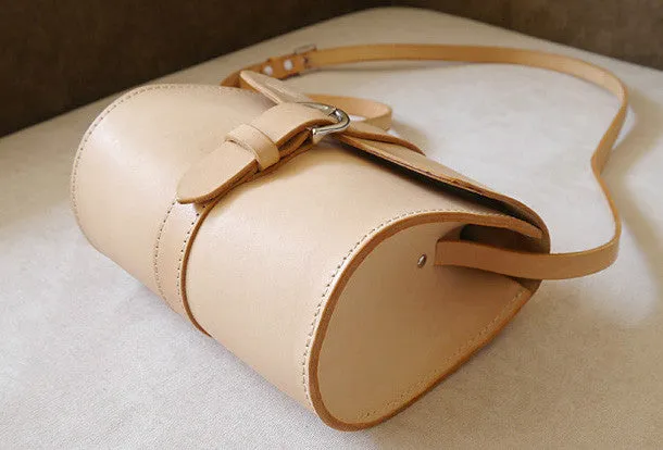 Handmade vintage cute rustic leather crossbody Shoulder Bag for girl women lady