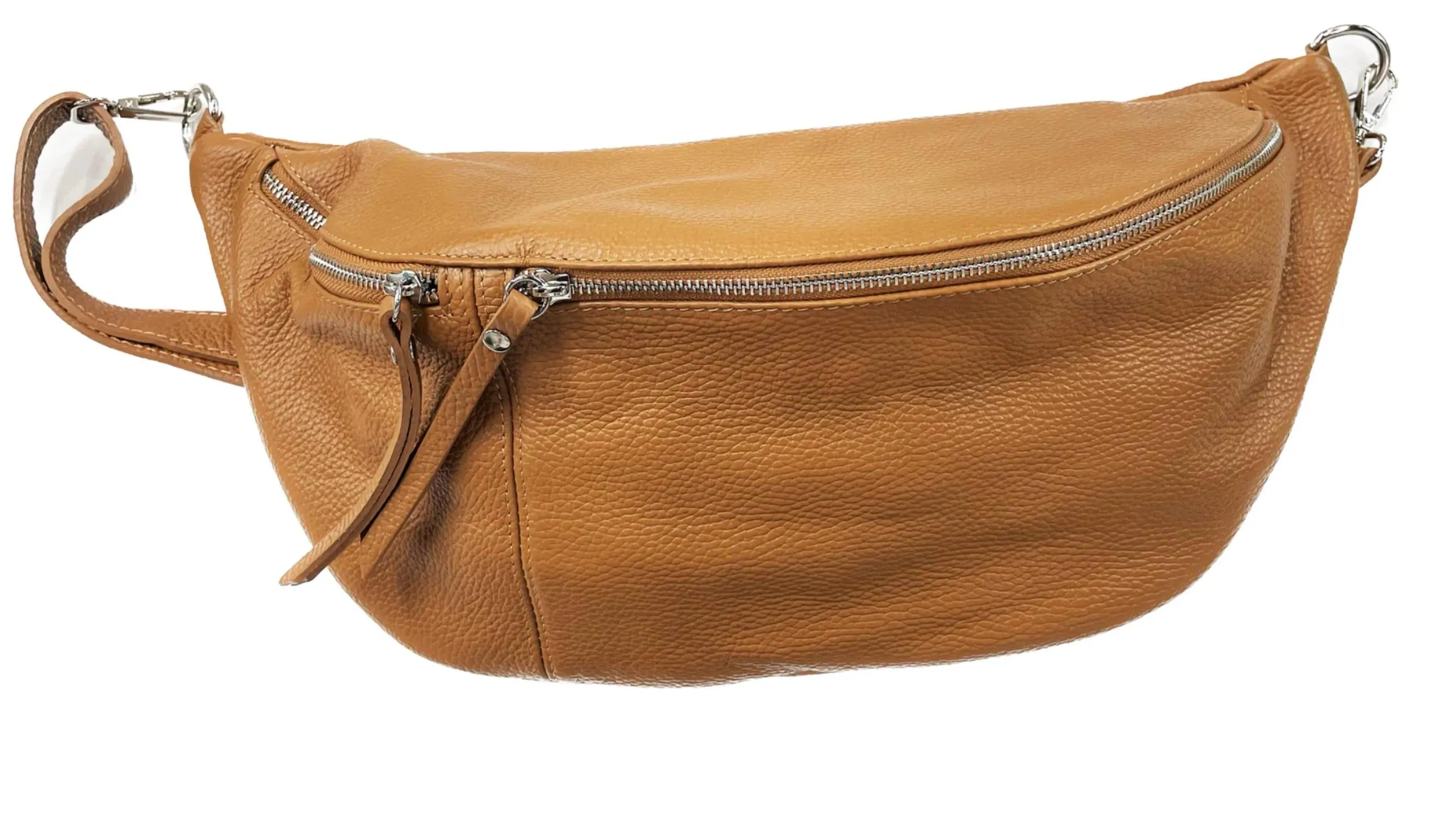 Hands Free Big Papa Sling Bag In Camel