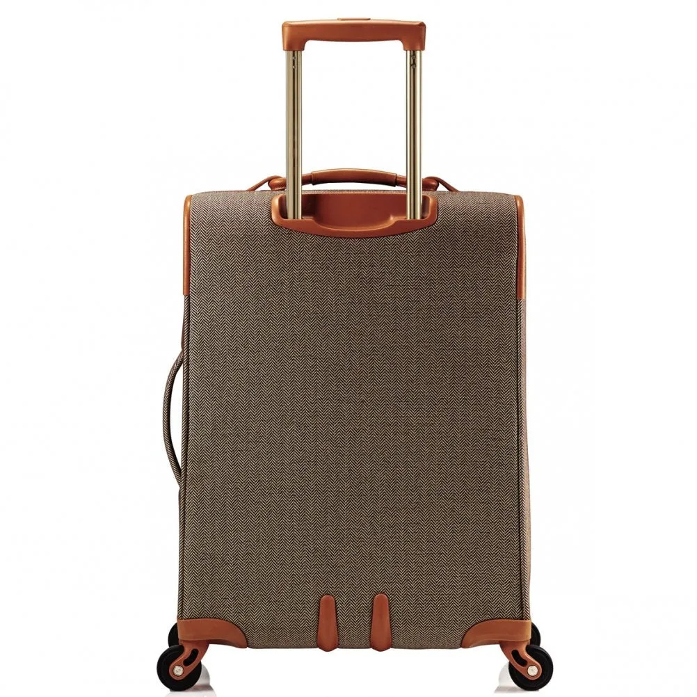 Hartmann Herringbone Luxe Softside 2 Piece Set Terracotta