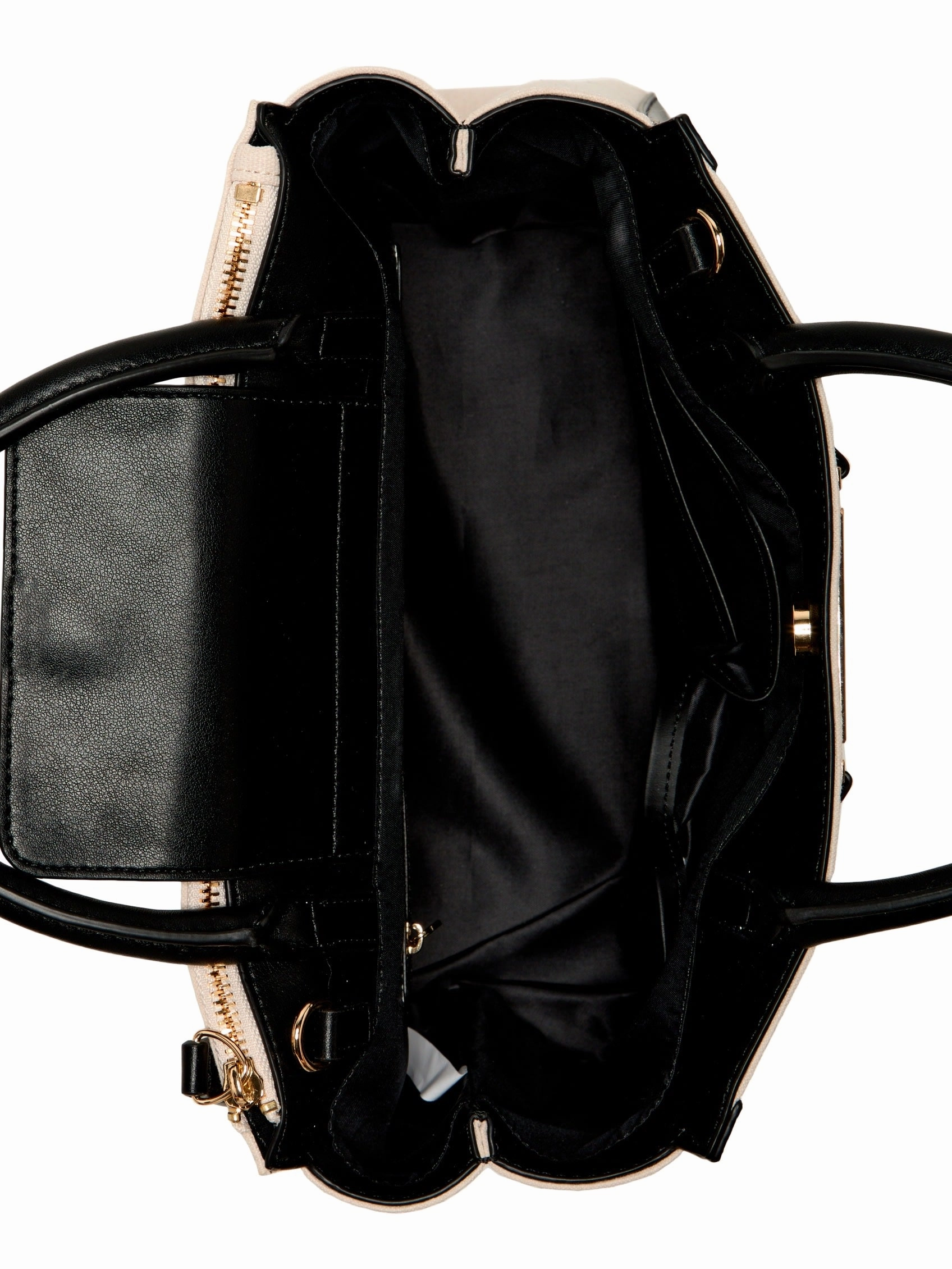 Hauser Color-Block Canvas Satchel