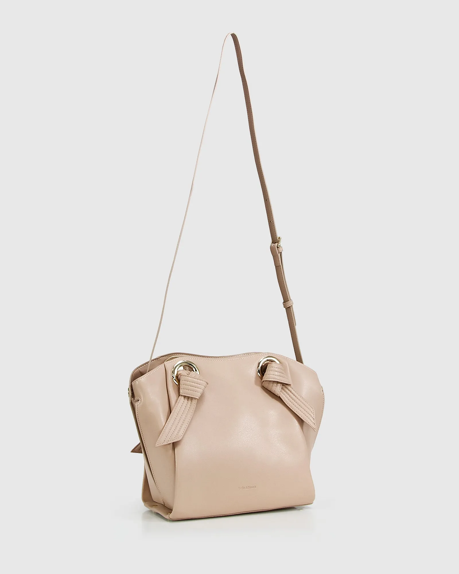 Heart Of Gold Leather Shoulder Bag