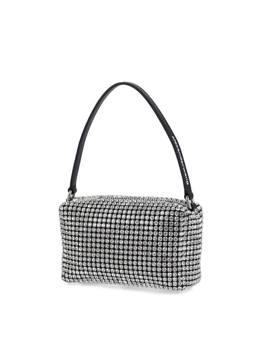 Heiress" Strass Pouch - Silver