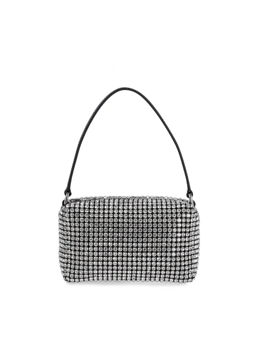 Heiress" Strass Pouch - Silver