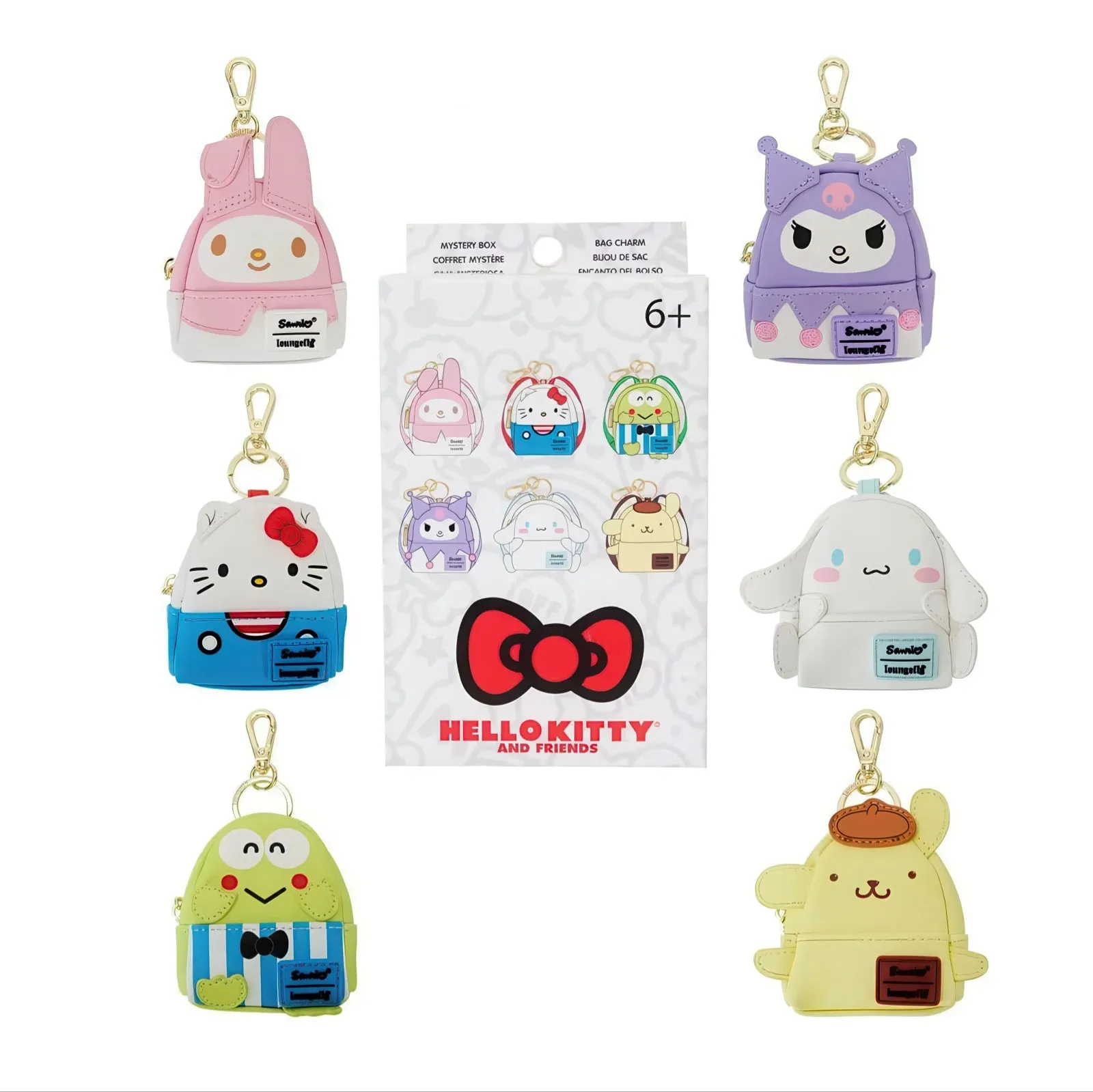 Hello Kitty Mini Backpack Keychain Mystery Box