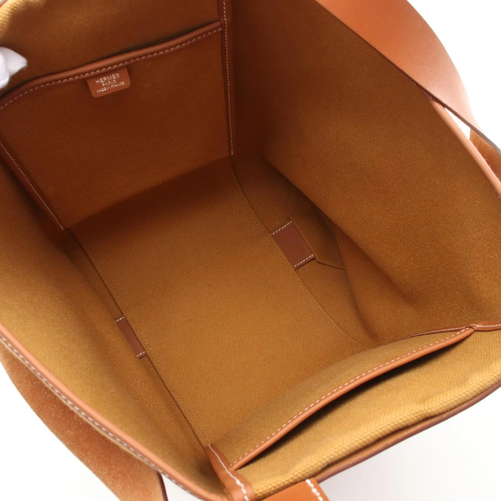 Hermes gold Swift Leather Tote Bag (Pre-Owned)