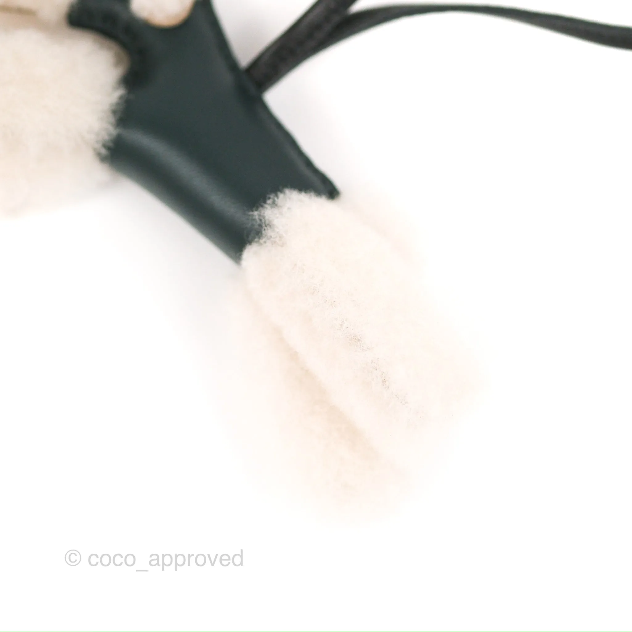 Herms Fox Terrier Budy Charm Vert Cypress/Black
