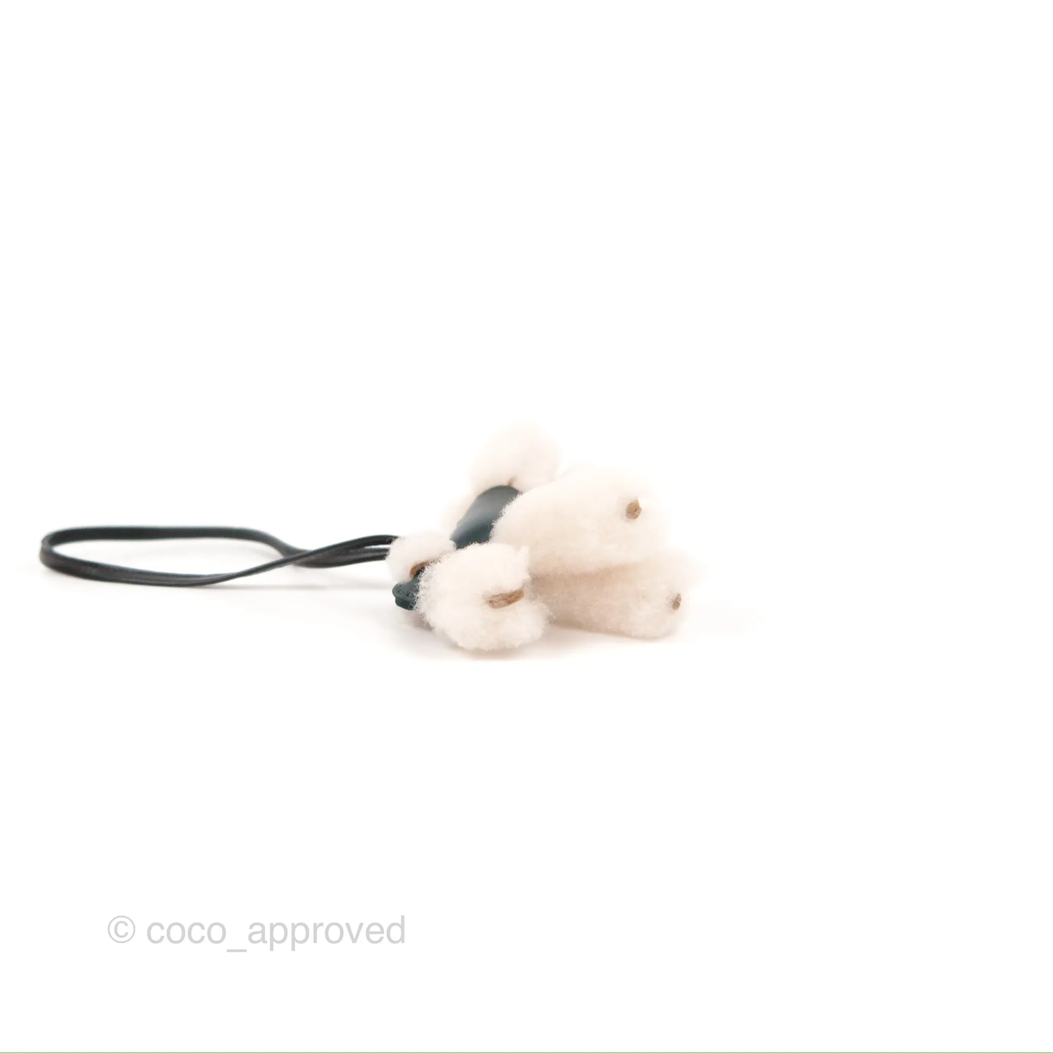Herms Fox Terrier Budy Charm Vert Cypress/Black